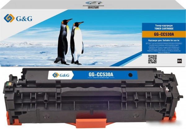 Картридж G&G GG-CC530A (аналог HP CC530A)