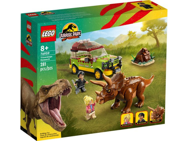Конструктор LEGO Jurassic World 76959 Поиски трицератопса