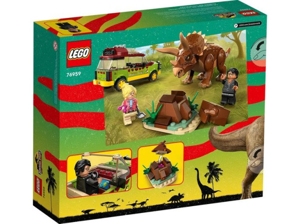 Конструктор LEGO Jurassic World 76959 Поиски трицератопса