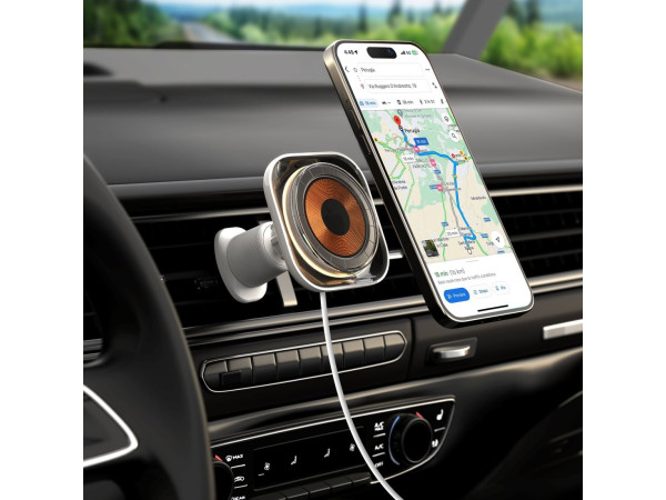 Держатель для смартфона Momax 1-Charge Flow CM29W (белый)