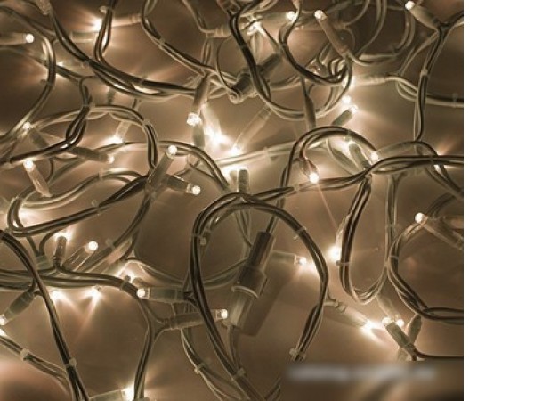 Новогодняя гирлянда ULED ULED-SL-100-24V-(W-F-WW/WW)