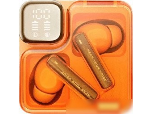 Наушники QCY MeloBuds Neo (оранжевый)