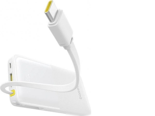 Внешний аккумулятор Baseus Bipow 2 Power Bank 10000mAh (белый)