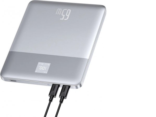 Внешний аккумулятор Baseus Blade 2 with Digital Display 65W 12000mAh (серый)