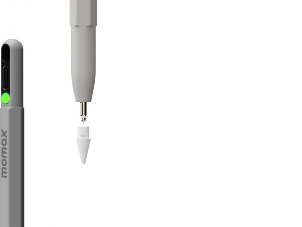 Стилус Momax Mag.Link Pop TP10E (серый)