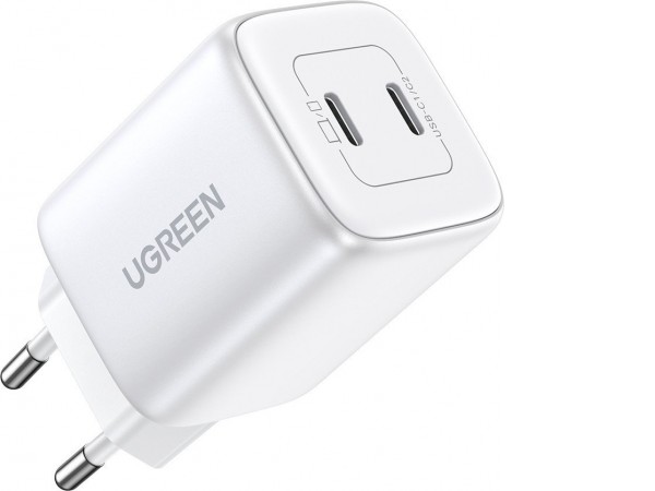 Сетевое зарядное Ugreen CD294 15327 (белый)