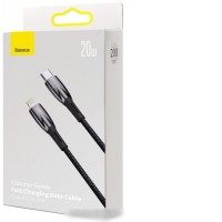Кабель Baseus Glimmer Series USB Type-C - Lightning (2 м, черный)