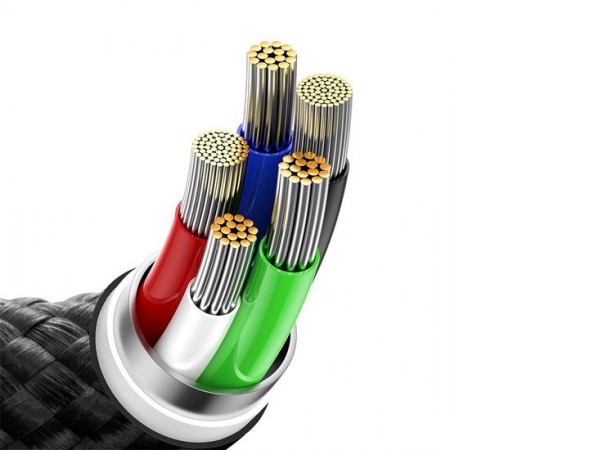 Кабель Baseus Glimmer Series USB Type-C - Lightning (2 м, черный)