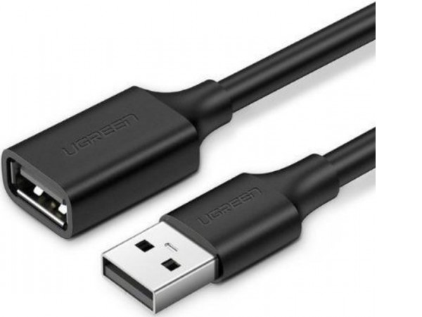 Удлинитель Ugreen US103 USB Type-A - USB Type-A (5 м, черный)