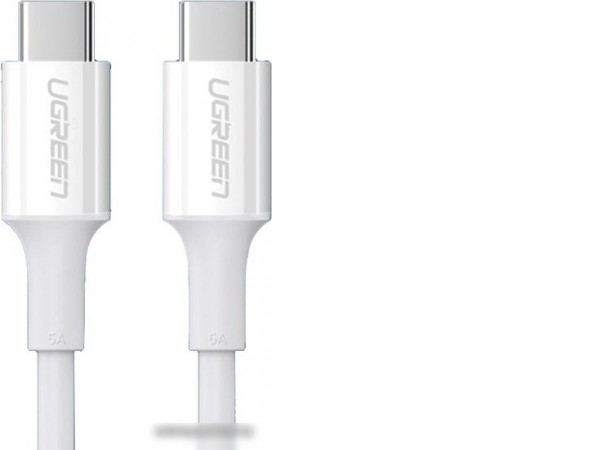 Кабель Ugreen US300 60551 USB Type-C - USB Type-C (1 м, белый)