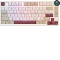 Клавиатура Royal Kludge N80 Rosy Clouds (RK Red)