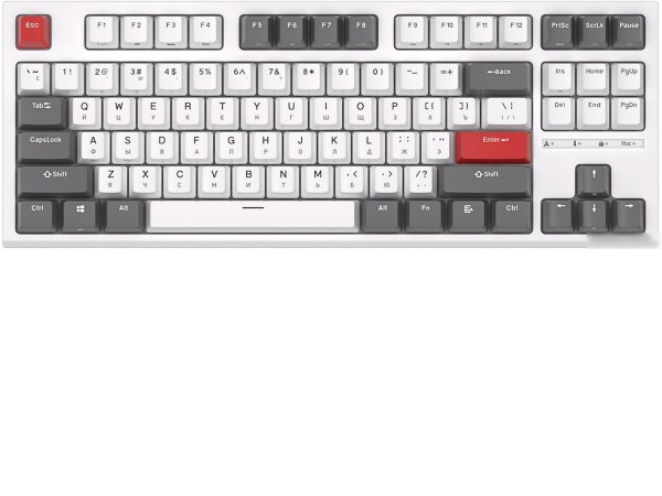 Клавиатура Royal Kludge RK-R87 RGB (белый, RK Blue)