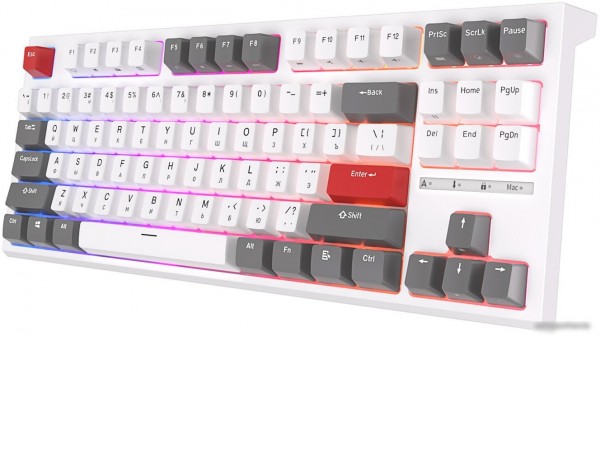 Клавиатура Royal Kludge RK-R87 RGB (белый, RK Blue)