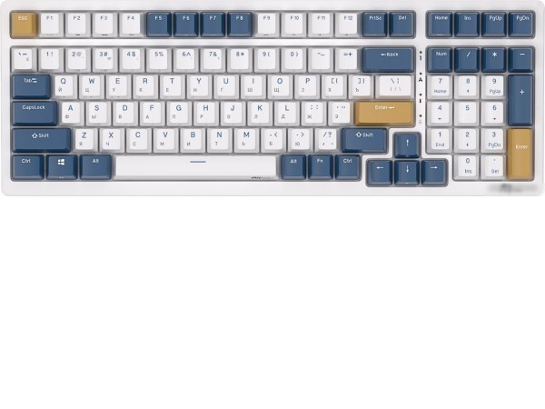 Клавиатура Royal Kludge RK98 RGB Klein Blue (RK Blue)