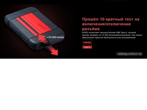 Внешний накопитель Apacer AC633 2TB AP2TBAC633Y-1