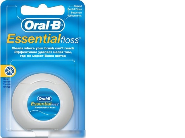 Зубная нить Oral-B Essential Floss Невощеная 50 м