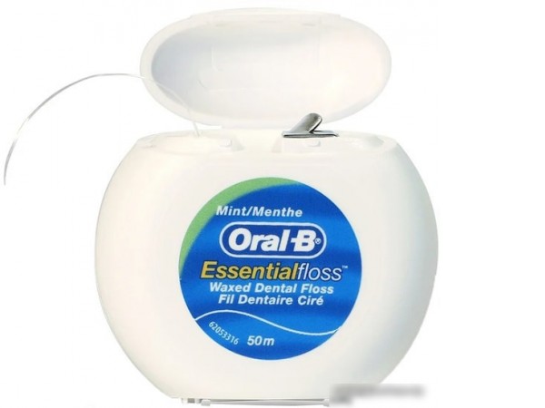 Зубная нить Oral-B Essential Floss Невощеная 50 м
