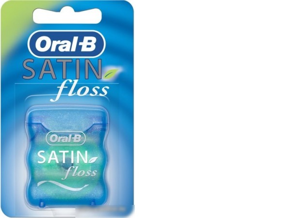 Зубная нить Oral-B SatinFloss мятная 25 м