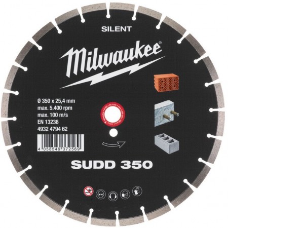 Отрезной диск алмазный Milwaukee SUDD 350мм 4932479462