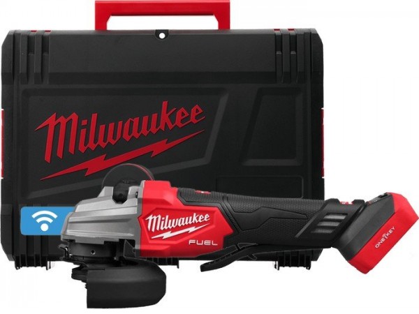 Угловая шлифмашина Milwaukee M18 Fuel One-Key M18FSAGSVO125X-0X 4933493552 (без АКБ, кейс)