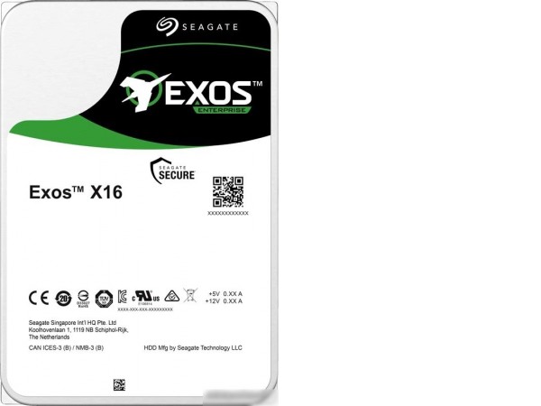 Жесткий диск Seagate Exos X16 12TB ST12000NM001G