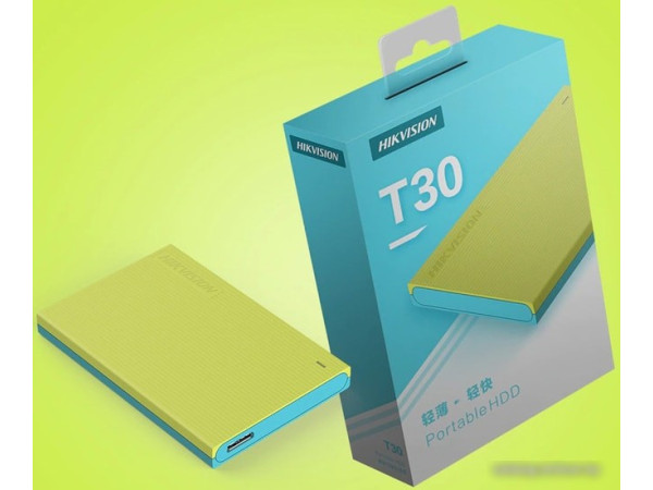 Внешний накопитель Hikvision T30 HS-EHDD-T30(STD)/1T/GREEN/OD 1TB (зеленый)