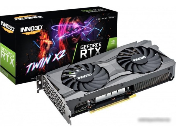 Видеокарта Inno3D GeForce RTX 3060 Twin X2 12GB GDDR6 N30602-12D6-119032AH