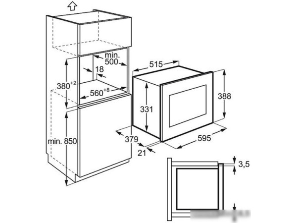 Микроволновая печь AEG MSB2547D-M