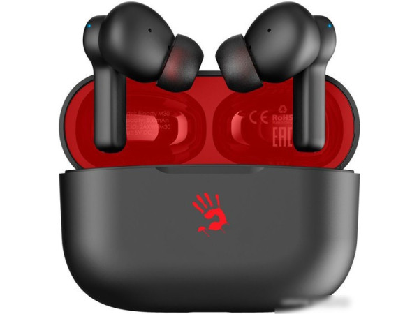 Наушники A4Tech Bloody M30 (черный/красный)