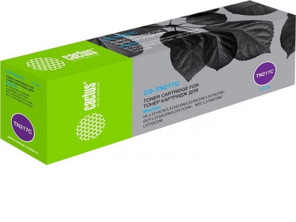 Картридж CACTUS CS-TN217C (аналог Brother TN217C)