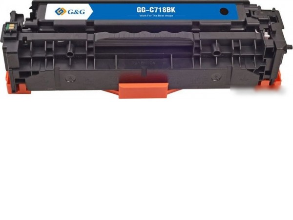 Картридж G&G GG-C718BK (аналог Canon C718BK)