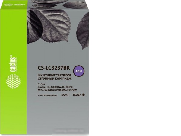 Картридж CACTUS CS-LC3237BK (аналог Brother LC3237BK)