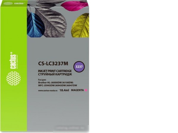 Картридж CACTUS CS-LC3237M (аналог Brother LC3237M)
