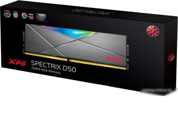 Оперативная память A-Data XPG Spectrix D50 RGB 8ГБ DDR4 3600 МГц AX4U36008G18I-ST50