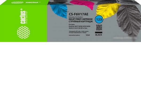 Картридж CACTUS CS-F6V17AE (аналог HP F6V17AE)