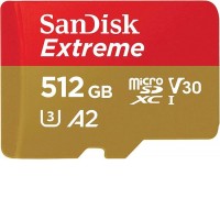 Карта памяти SanDisk Extreme microSDXC SDSQXAV-512G-GN6MN 512GB