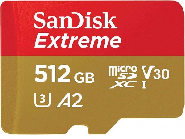 Карта памяти SanDisk Extreme microSDXC SDSQXAV-512G-GN6MN 512GB