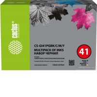 Чернила CACTUS CS-GI41PGBK-C-M-Y