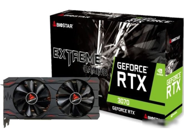 Видеокарта BIOSTAR GeForce RTX 3070 8GB GDDR6 VN3706RM82