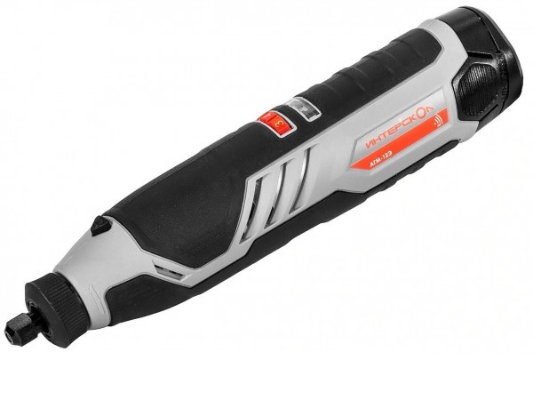 Гравер Интерскол АГМ-12Э 809.0.0.70 (с 2-мя АКБ)