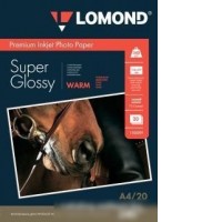 Фотобумага Lomond Суперглянцевая A4 340 г/м2 20 листов [1100301]