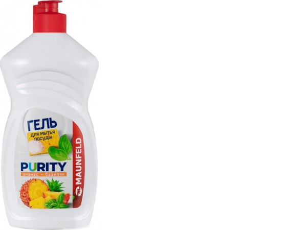 Средство для мытья посуды MAUNFELD Purity Ананас и базилик MDL450PF 450 мл