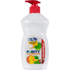 Средство для мытья посуды MAUNFELD Purity Ананас и базилик MDL450PD 450 мл (дозатор)