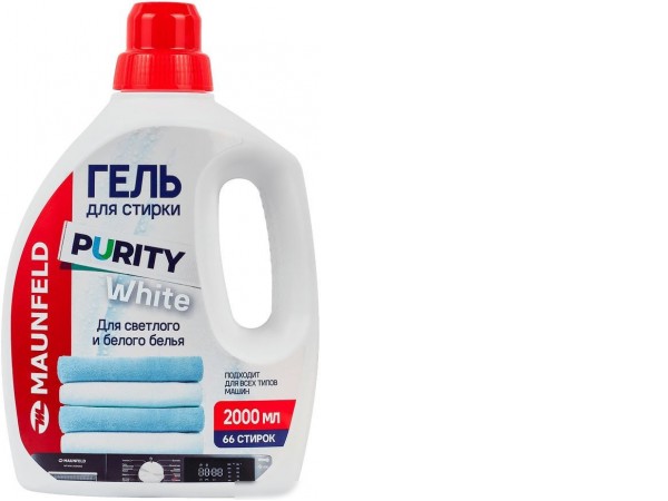 Гель для стирки MAUNFELD Purity White MWL2000PW 2 л