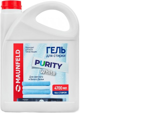 Гель для стирки MAUNFELD Purity White MWL4700PW 4.7 л