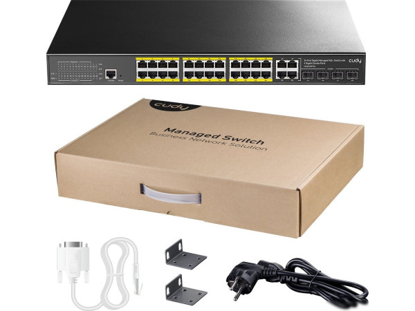 Управляемый коммутатор 2-го уровня Cudy GS2028PS4 1.0