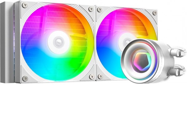 Жидкостное охлаждение для процессора ID-Cooling FX240 INF White