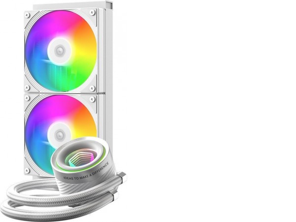 Жидкостное охлаждение для процессора ID-Cooling FX240 INF White