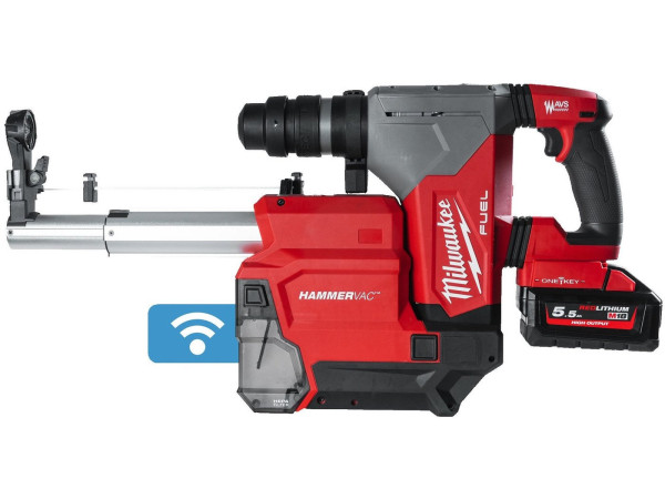 Перфоратор Milwaukee M18 ONE FHPX DEL-552C Fuel One-Key 4933478498 (с 2-мя АКБ, кейс)