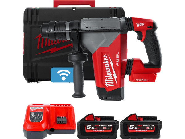 Перфоратор Milwaukee M18 FUEL M18ONEFHPX-552X 4933478496 (с 2-мя АКБ, кейс)